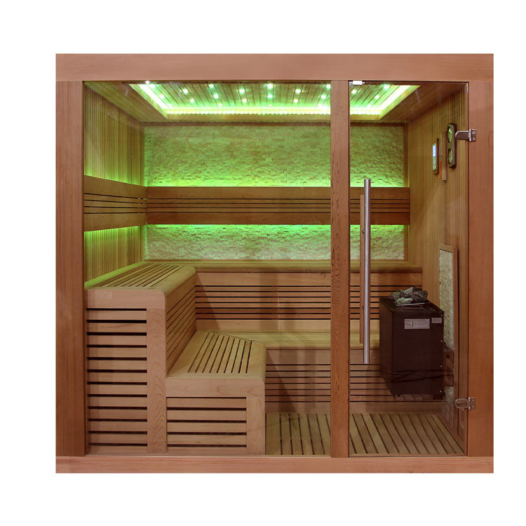 AWT Sauna B1243A red cedar 220x200 9kW EOS BiO-Thermat