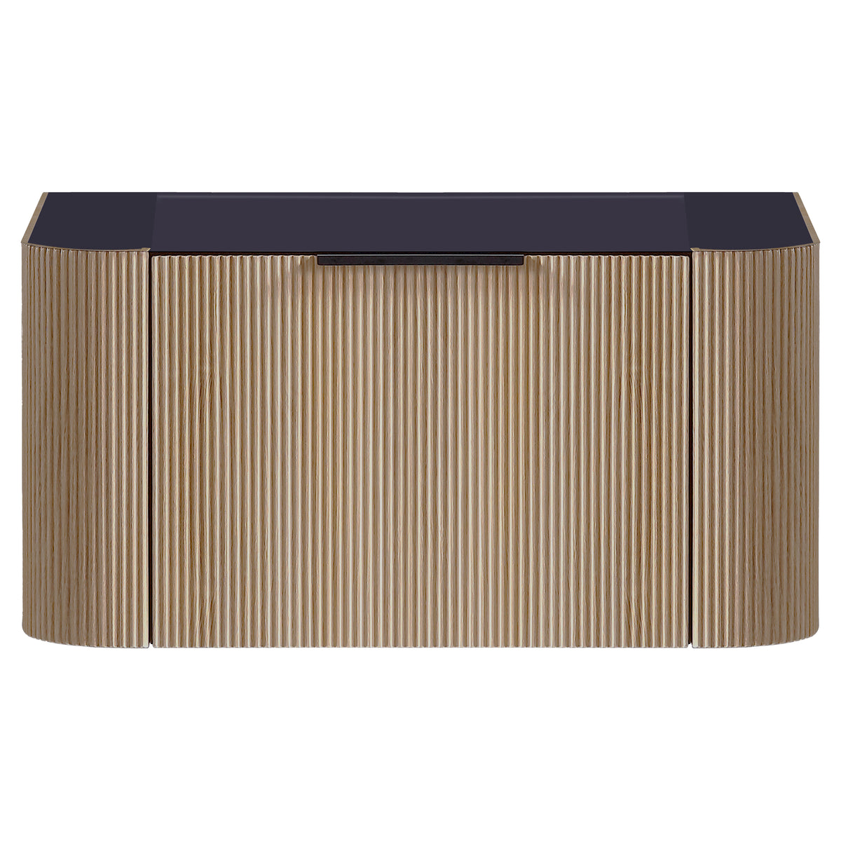 Differnz Olle onderkast FSC - 89 x 45.5 x 39 cm - eiken - topblad zwart