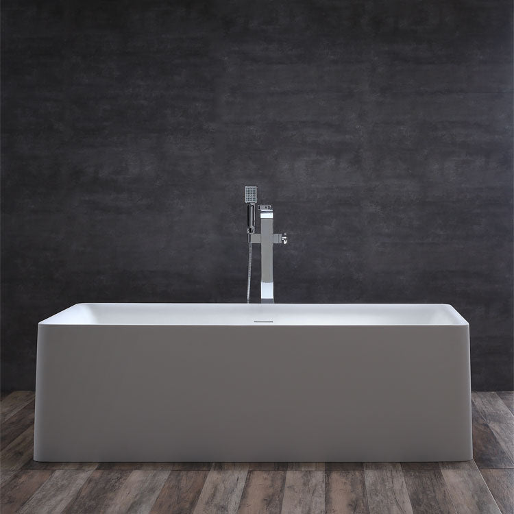 StoneArt Vrijstaand Badkuip BS-509 - mat wit -181x82