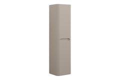 Sulora kolomkast afgeronde hoeken geribbeld 160 x 40 x 35 cm mat beige
