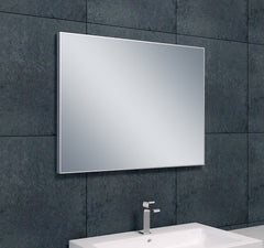 Serra spiegel rechthoek met lijst 80 x 60 x 2,1 cm aluminium
