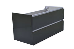 Vision onderkast met 2 laden 100 x 46 cm houtnerf grijs