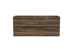 Alvara onderkast met 2 laden 2 uitsparingen 120 x 46 cm donker eiken