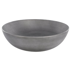 Differnz Slim waskom keramiek - Ø 39.5 x 13.5 cm - betonlook donkergrijs