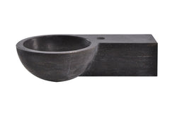 Fountain right round 40x23x10 cm honed bluestone