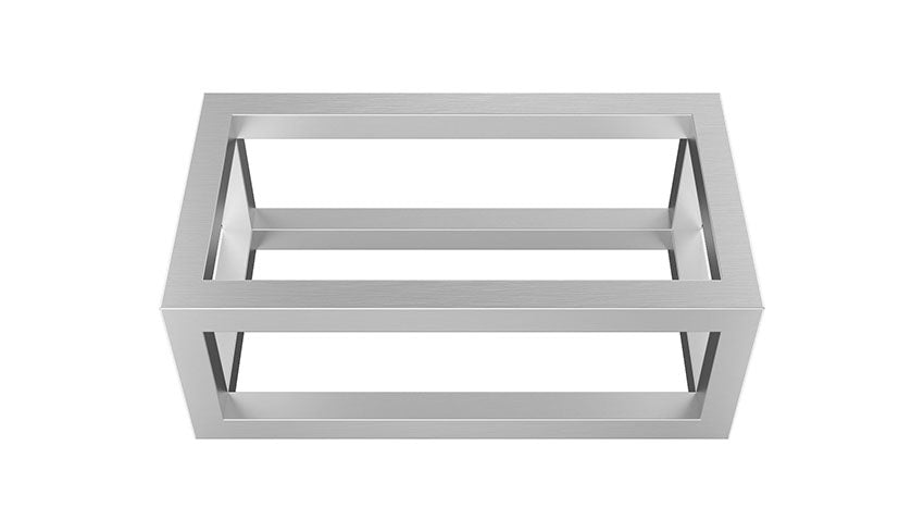 Nick frame for fountain 395 x 150 x 215 mm stainless steel