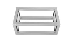 Nick frame for fountain 395 x 150 x 215 mm stainless steel