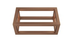 Nick frame for fountain 395 x 150 x 215 mm brushed bronze copper PVD