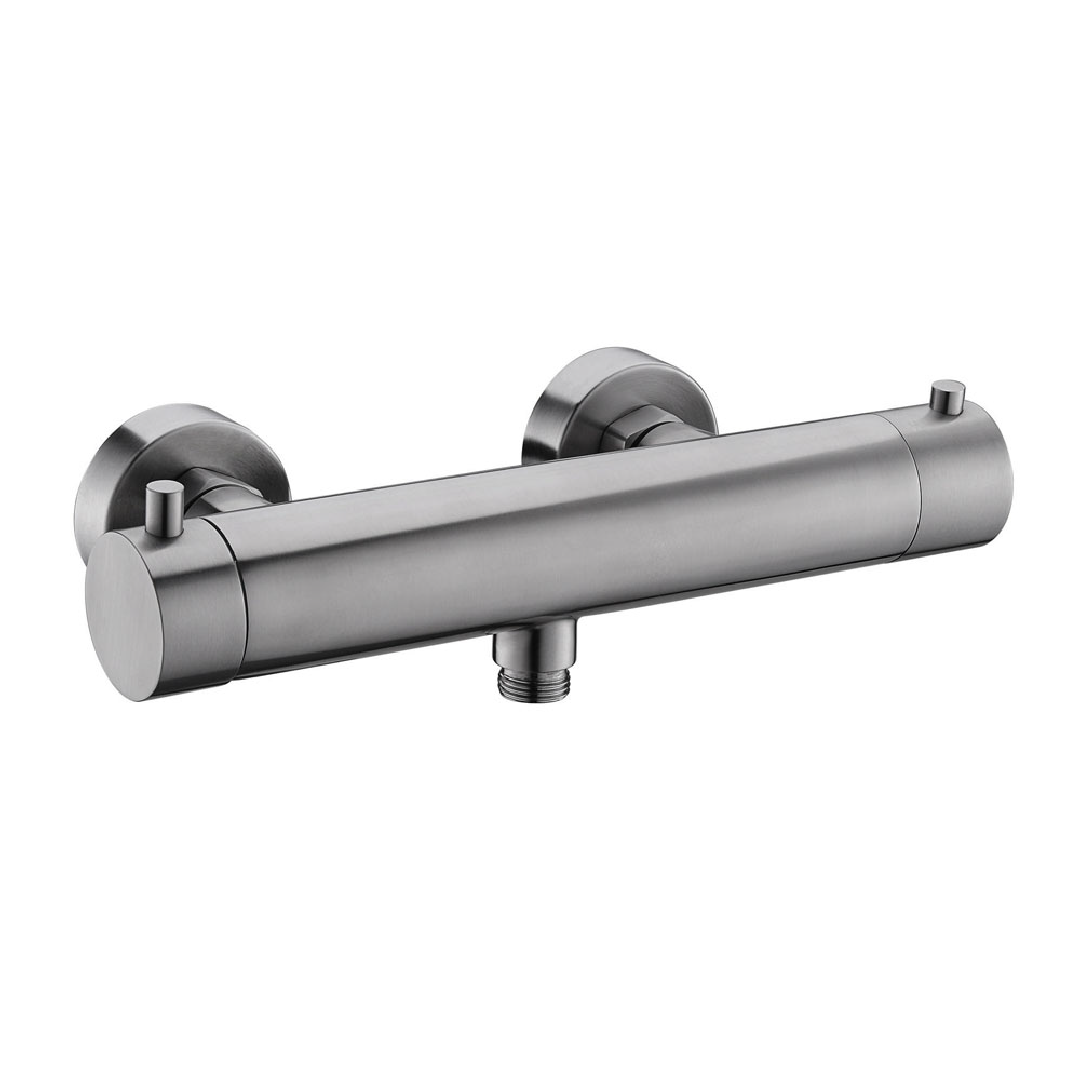 304 thermostatische douchemengkraan 15 cm RVS