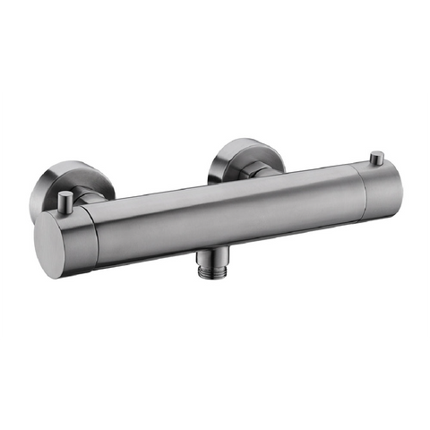 304 thermostatische douchemengkraan 15 cm RVS