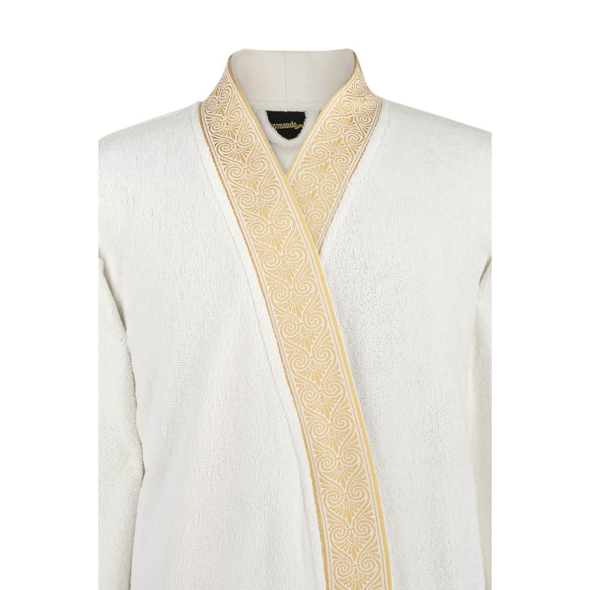 Aymando Dubai Badjas - Luxe kimono badjas - 100% katoen - gouden details