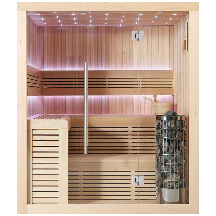 AWT Sauna E1112C Hemlock 180x150 9kW Cilindro