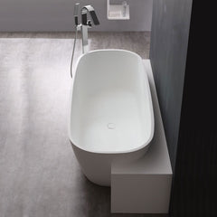 StoneArt Vrijstaand Badkuip BS-529 - wit mat - 185x81