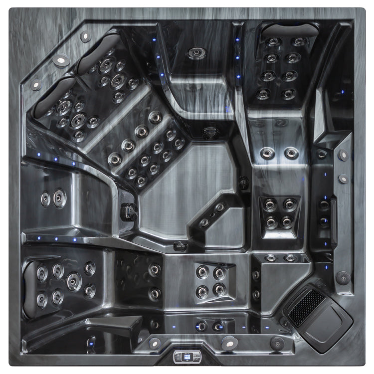 AWT Aussenwhirlpool IN-703 extreme CloudyBlack 225x225 grau