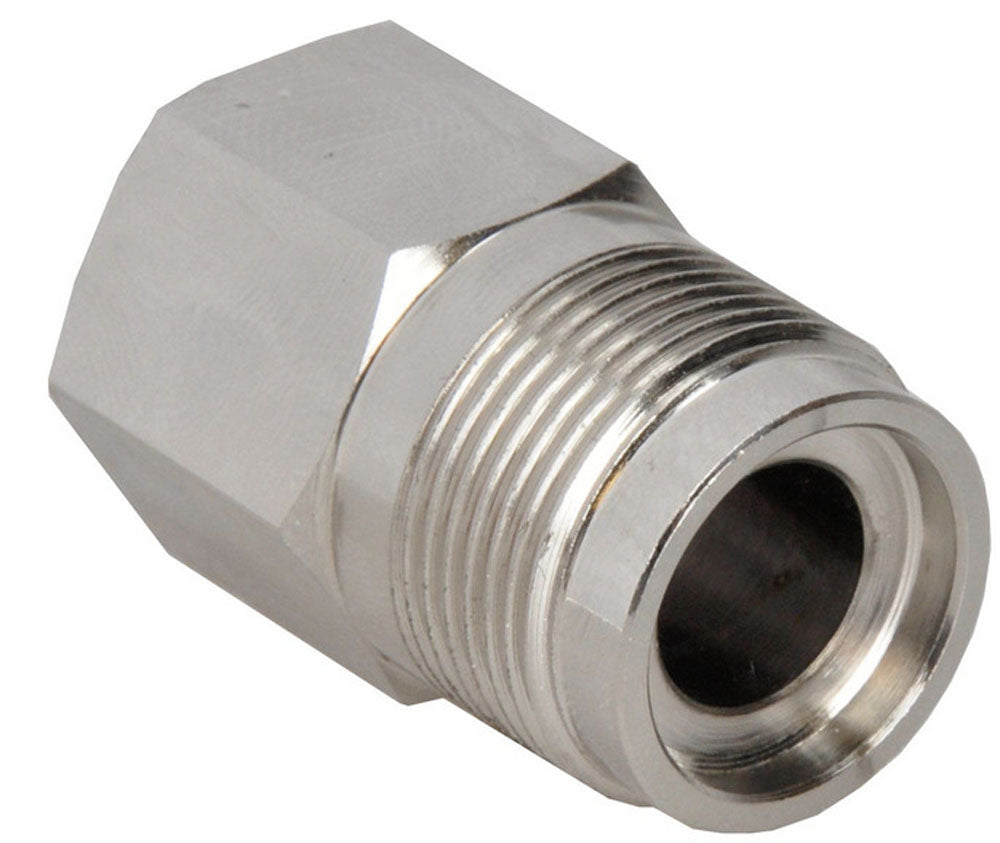 Gas coupling 1/2''int. x M-24 nickel-plated