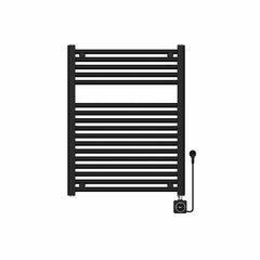 Elara elektrische radiator Smart WiFi 76,6 x 60 cm mat zwart