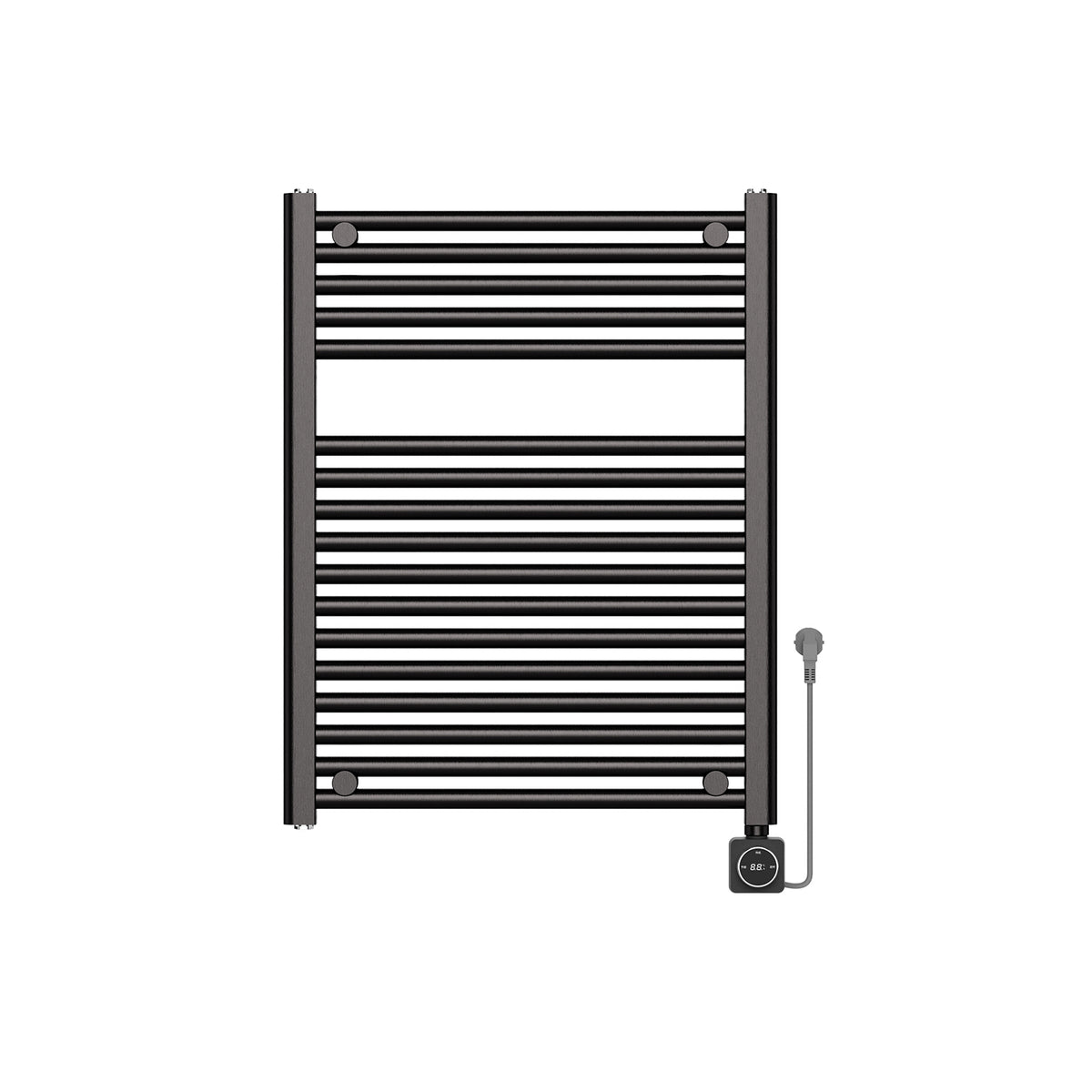 Elara elektrische radiator Smart WiFi 76,6 x 60 cm gunmetal PVD
