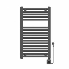 Elara elektrische radiator Smart WiFi 76,6 x 45 cm gunmetal PVD