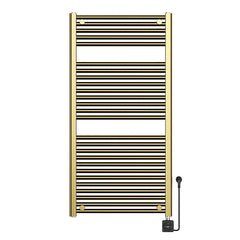 Elara elektrische radiator Smart WiFi 118,5 x 60 cm geborsteld messing PVD
