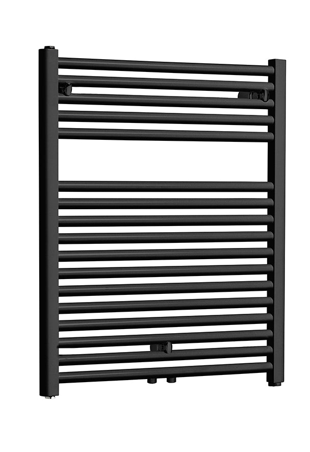 Elara designer radiator 76.6 x 60.0 cm matt black