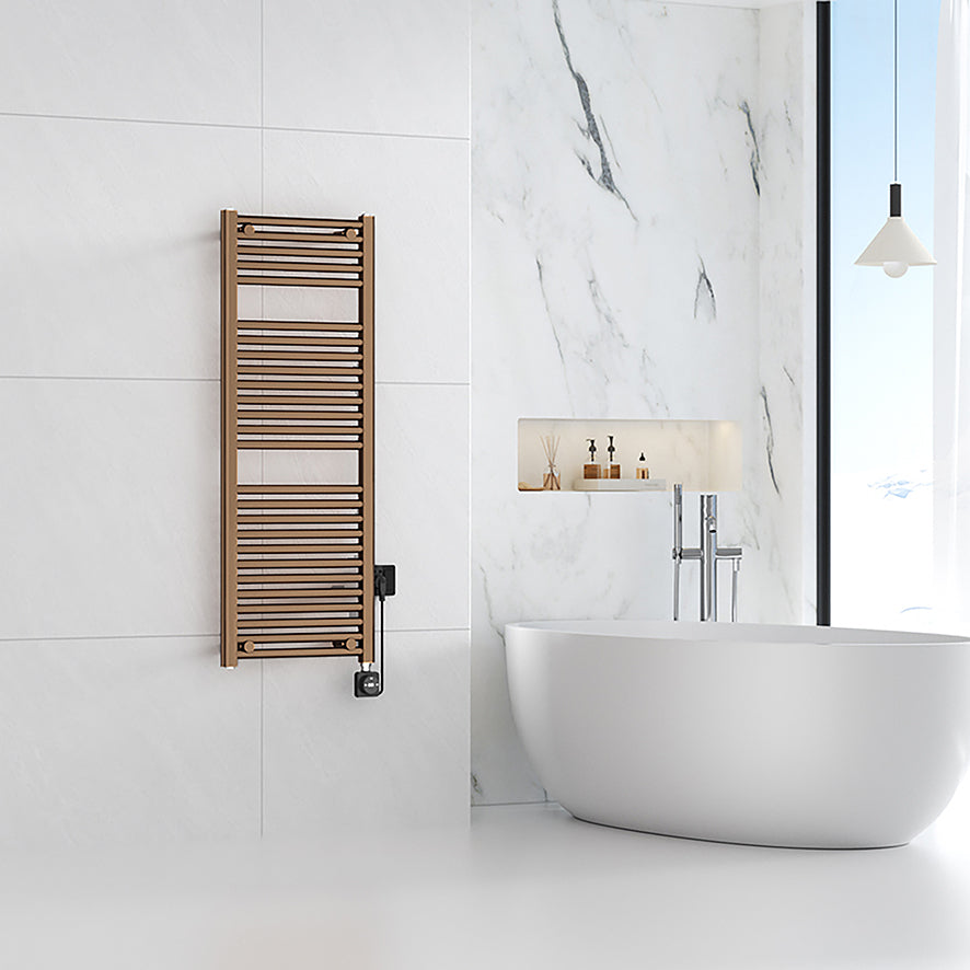 Elara elektrische radiator Smart WiFi 118,5 x 45 cm geborsteld brons koper PVD