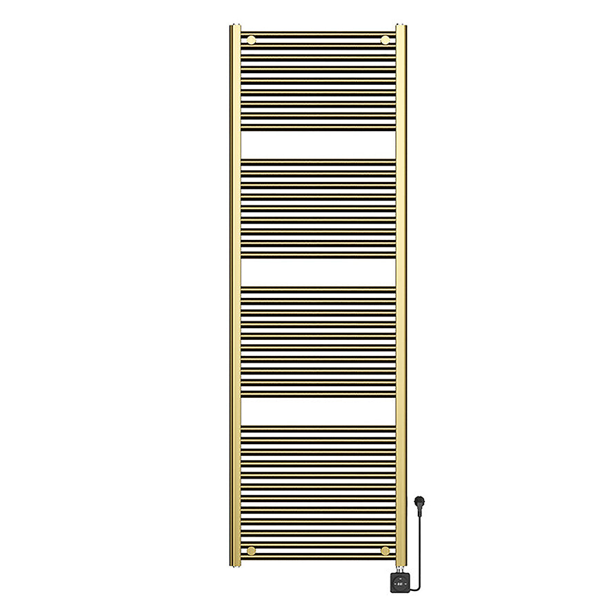 Elara elektrische radiator Smart WiFi 181,7 x 60 cm geborsteld messing PVD