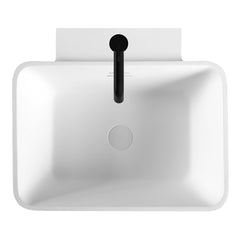 StoneArt Vrijstaand Wastafel LZ552 - wit glanzend - 50x51cm