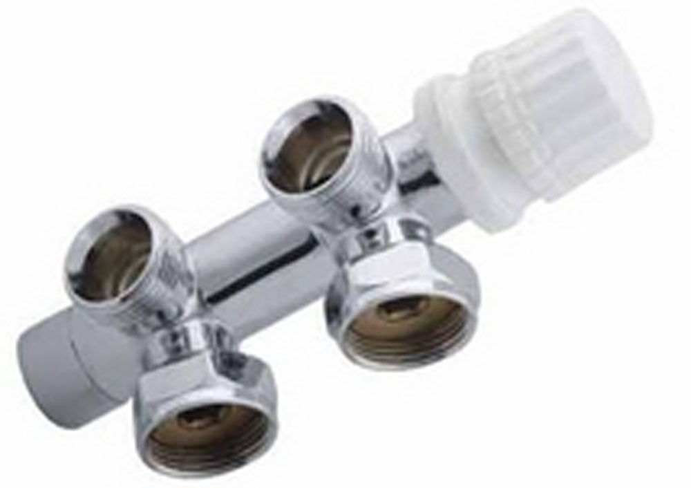 thermostatic 3/4 angled right bottom connection chrome