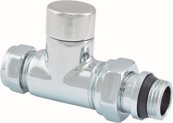 luxury control tee 1/2''x15 (M22) compression straight chrome
