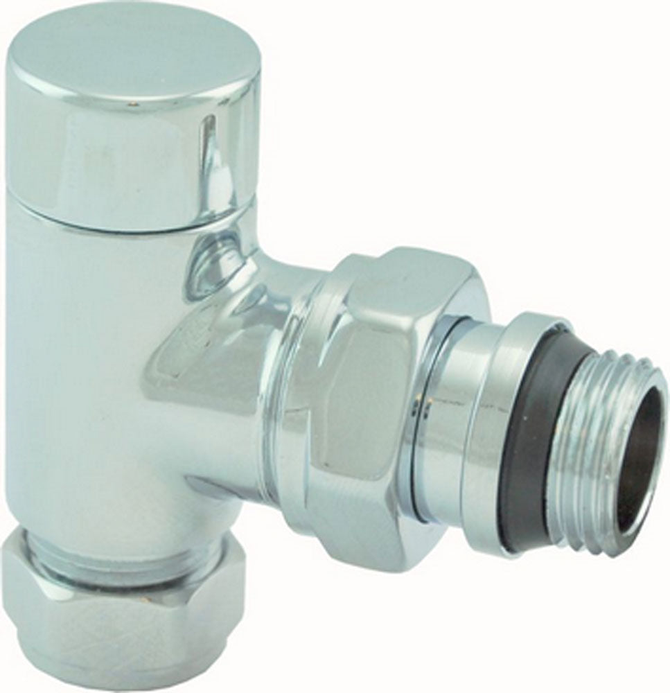 luxury control valve 1/2"x15 (M22) compression right angle chrome