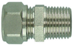 radiator coupling 1/2x15 compression straight nickel-plated