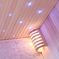 AWT Sauna E1102A Pappelholz 220x200 9kW Cilindro