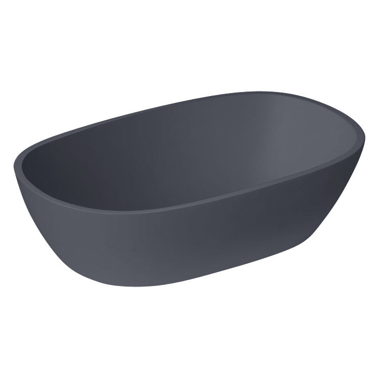 StoneArt Wastafel LC151 - grijs mat - 57x33cm