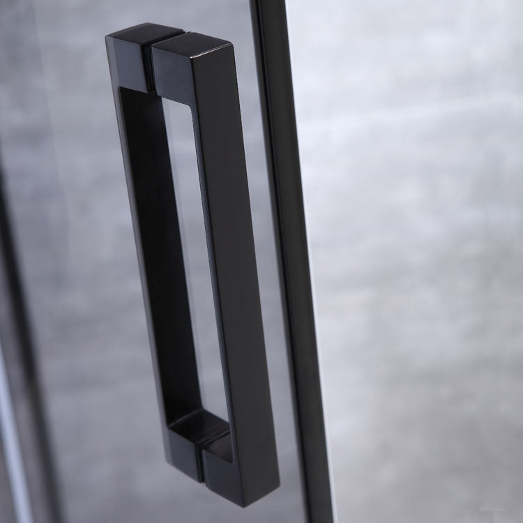 AWT Duschabtrennung LBS1205-B schwarz 120x90 links