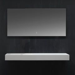 StoneArt Wastafel LP4514-0L  wit 140x48 mat