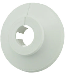 Clamp Rose White Round 28mm