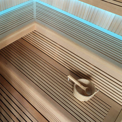 AWT Sauna E1102B Hemlock 200x170 ohne Ofen