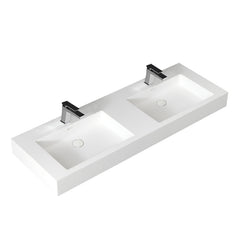 StoneArt Wastafel LP4514 - wit mat - 140x48