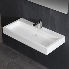 StoneArt Wastafel LP4510 wit 100x48 mat