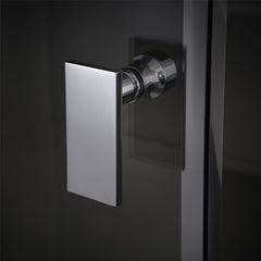 AWT Dampfdusche LD108F15 weiß glänzend 90x90 rechts