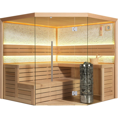AWT Sauna E1601XL Hemlock 250x250 9kW Cilindro