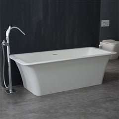 StoneArt Vrijstaand Badkuip BS-502 - mat wit - 179x80