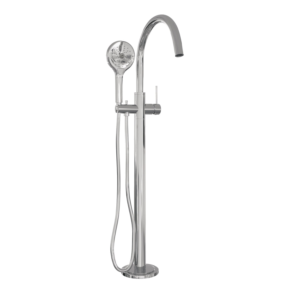 Brauer Edition vrijstaande badkraan - 3 standen handdouche - chroom