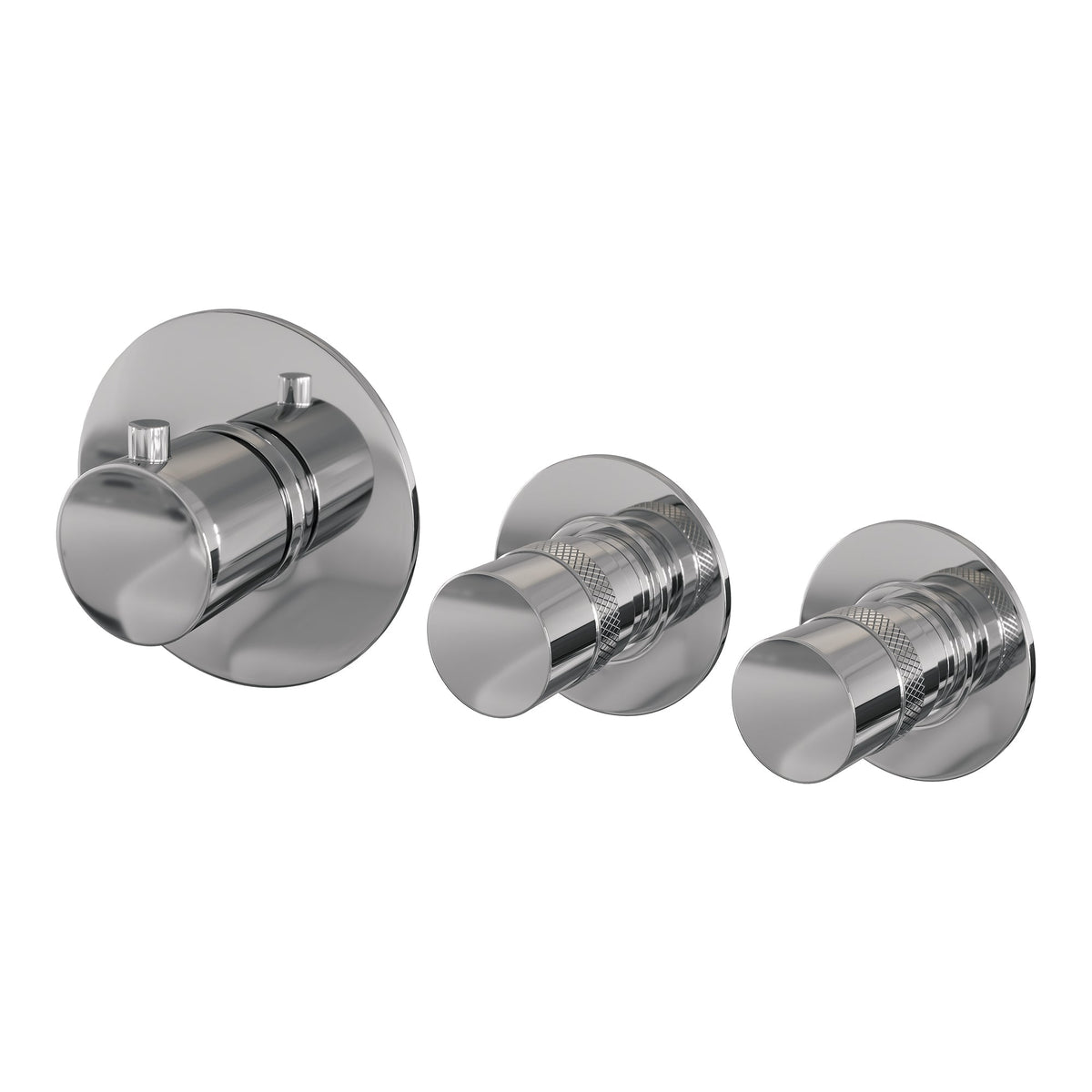 Brauer Edition inbouwthermostaat met 2 stopkranen chroom
