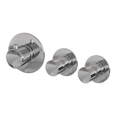 Brauer Edition inbouwthermostaat met 2 stopkranen chroom