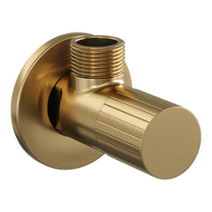 Brauer Stripe hoekstopkraan - Geborsteld Goud PVD