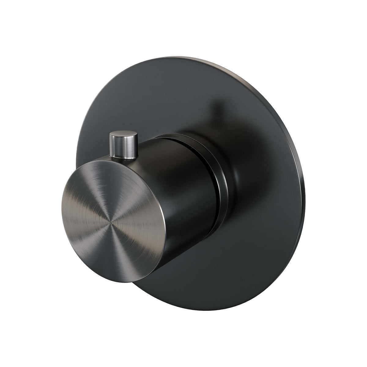 Brauer Edition inbouwthermostaat geborsteld gunmetal