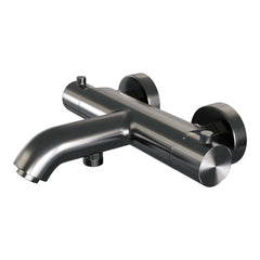Brauer Edition badthermostaat met omstel Geborsteld Gunmetal PVD