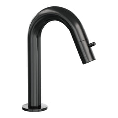 Brauer Edition opbouw fonteinkraan met gebogen uitloop - Geborsteld Gunmetal PVD