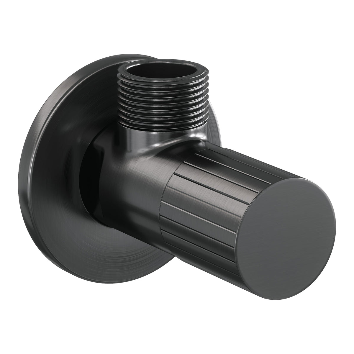 Brauer Stripe hoekstopkraan compleet met slang - Geborsteld Gunmetal PVD